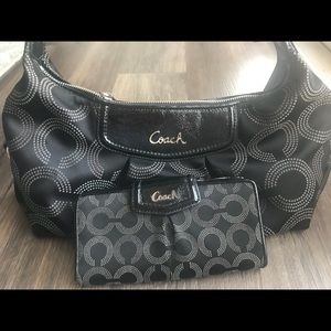 New Lower Price-Authentic Coach Purse and Wallet